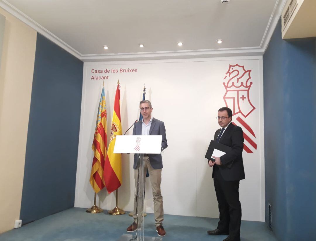 Arcadi España y Julián López Milla