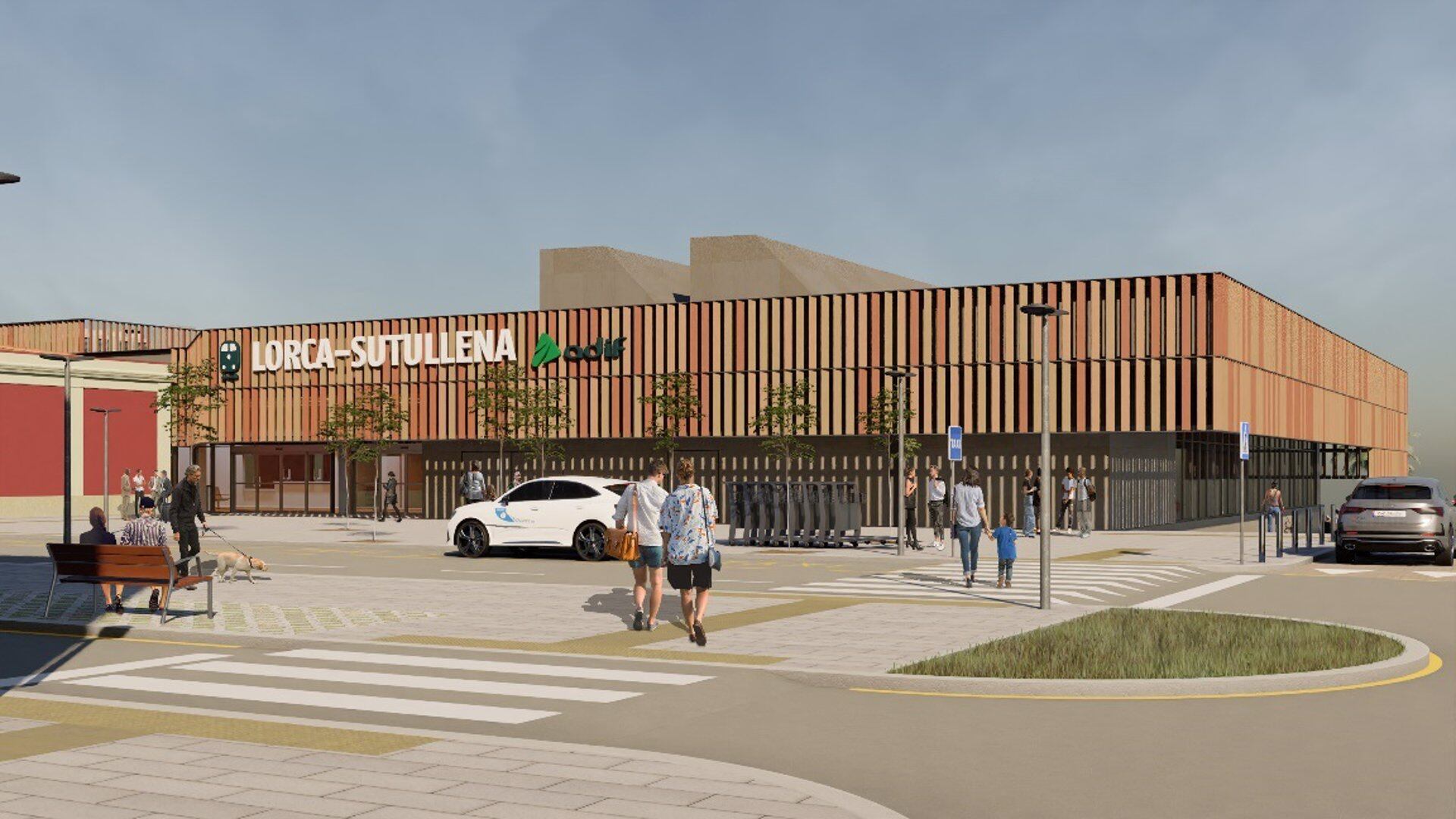 Imagen de la futura estación de Sutullena