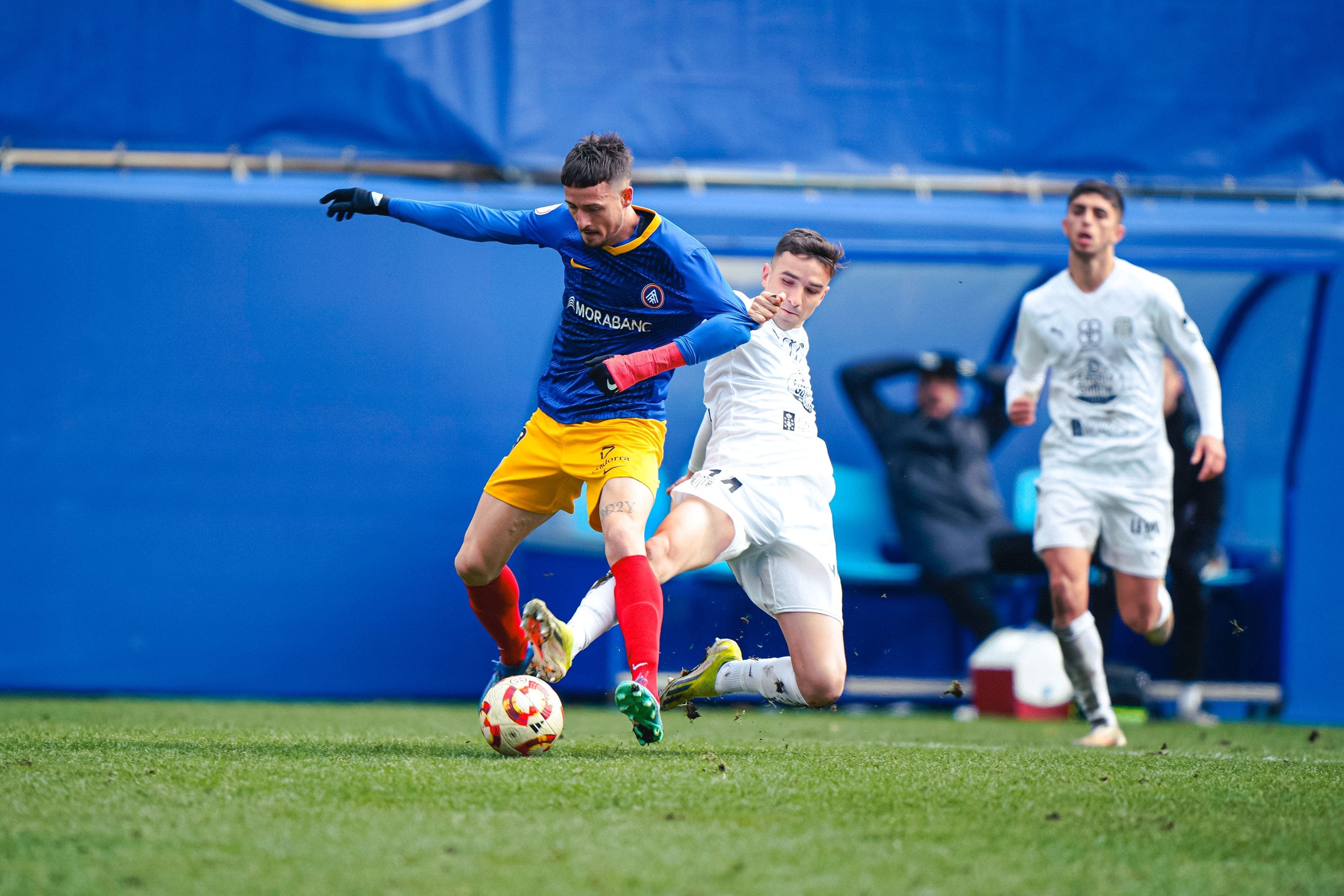 Darrer partit al Nacional entre l&#039;FC Andorra i el Lugo i que va generar la gran polèmica per l&#039;estat de la gespa.