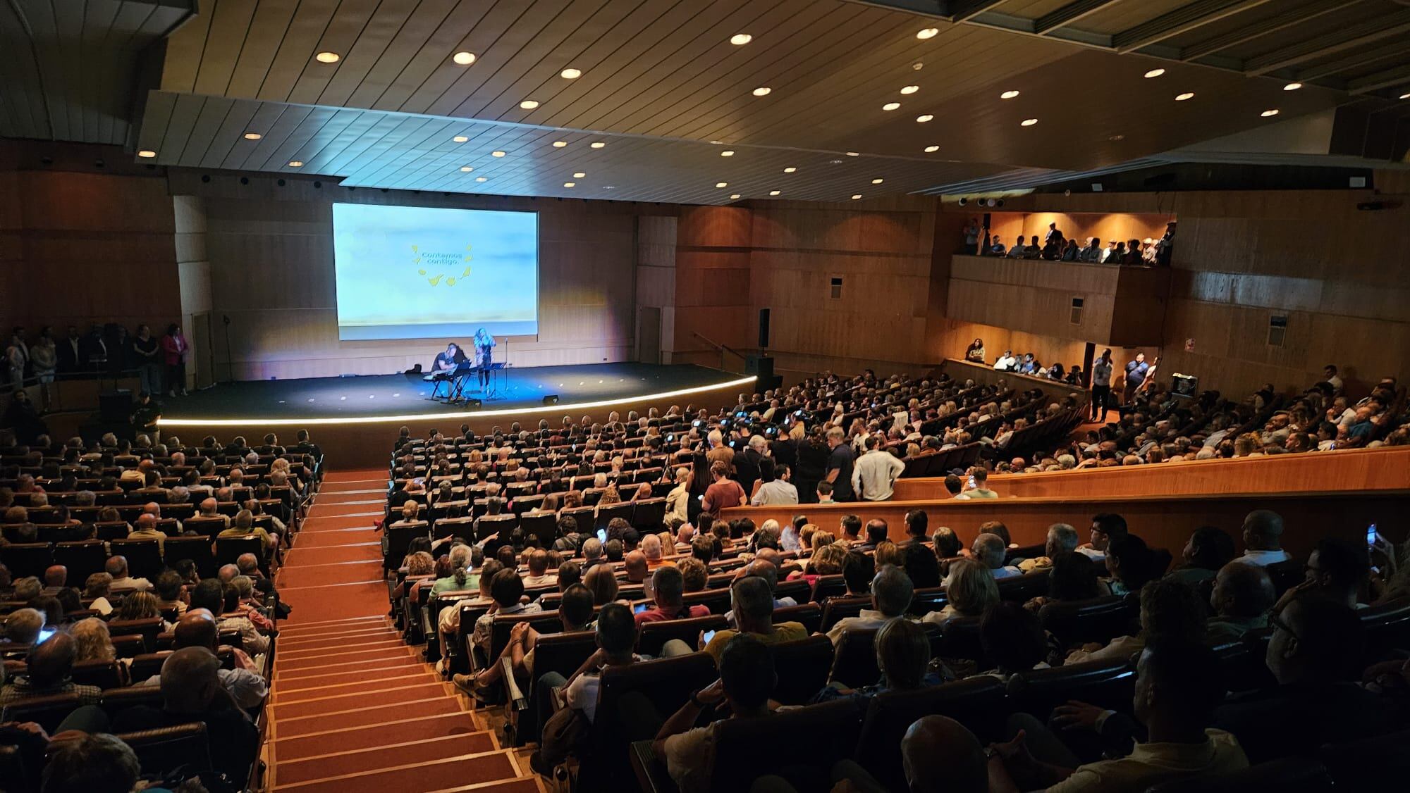 El Palacio de Congresos de Infecar, en Las Palmas de Gran Canaria, fue el escenario escogido para la presentación del nuevo partido político que han impulsado Teodoro Sosa y Oscar Hernández