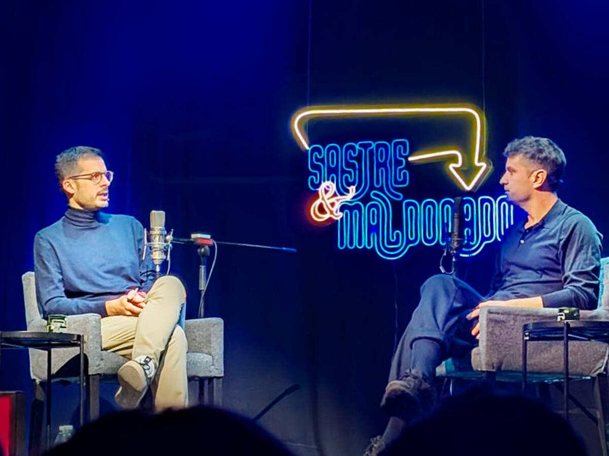 'Sastre y Maldonado' llena el Teatro Fígaro en su primer directo con público