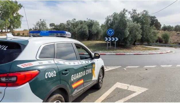 Un coche de la Guardia Civil