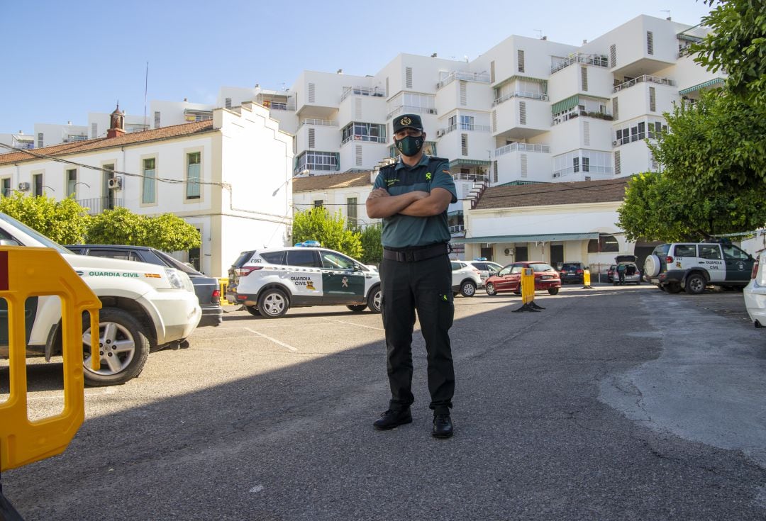 El comandante jefe de personal y apoyo de la Guardia Civil en Córdoba, Daniel García. 