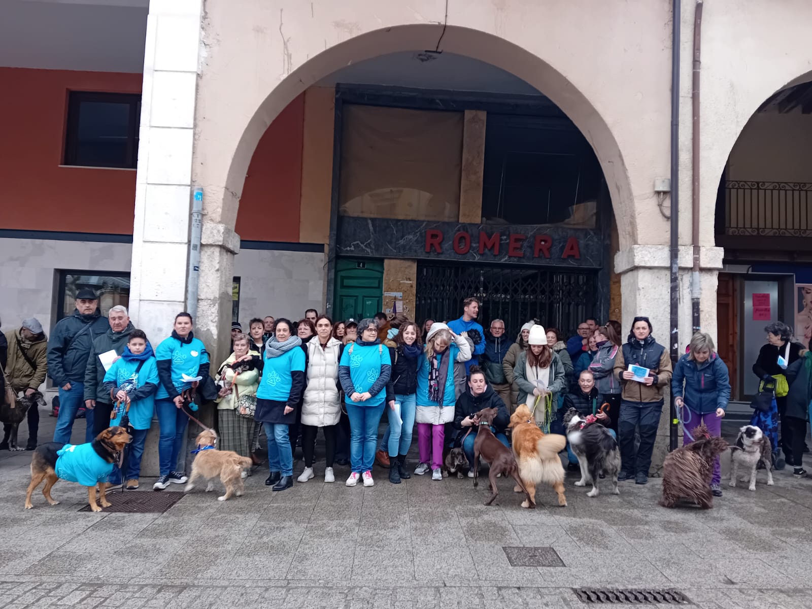 Imagen de la última concentración celebrada en Aranda