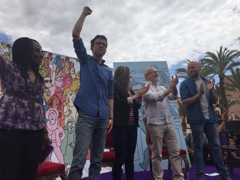 Acto de Podemos el pasado domingo en Elche