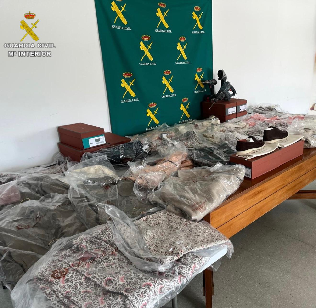 Productos incautados (Guardia Civil)