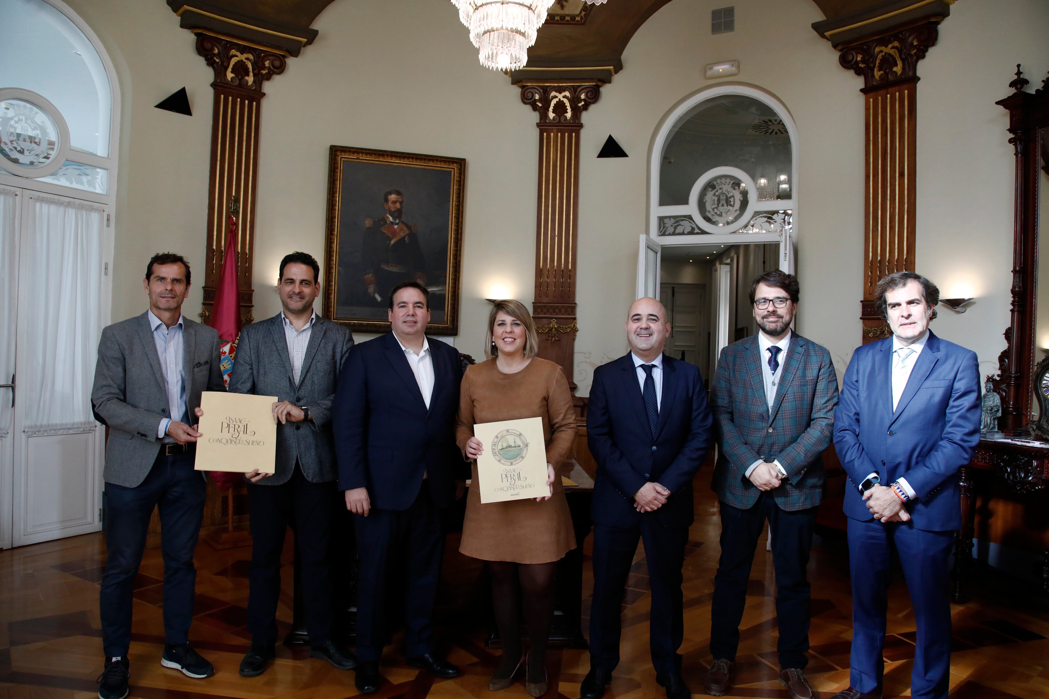 Reunión de la alcaldesa con la Fundación Isaac Pera