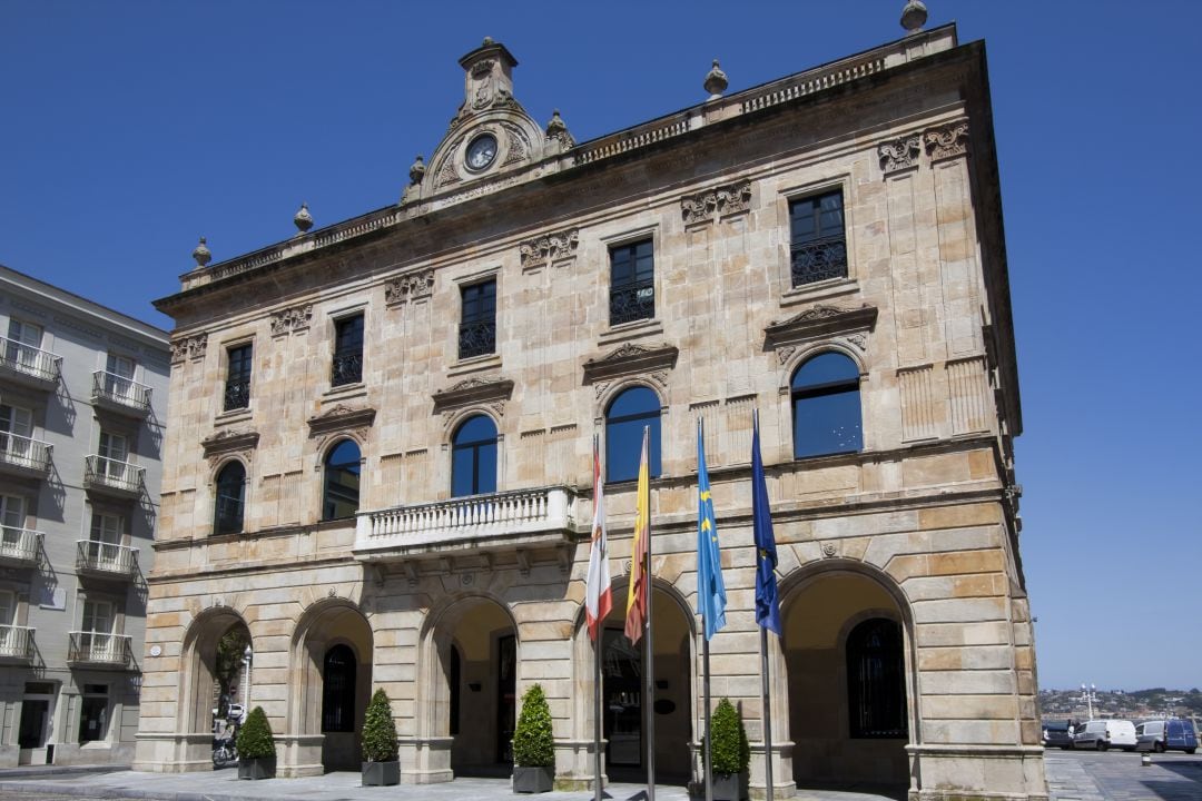 El ayuntamiento de Gijón.