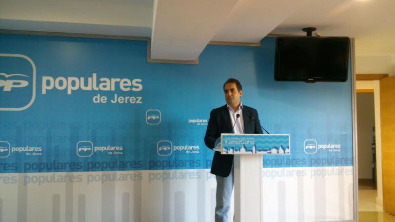 Antonio Saldaña, portavos del Partido Popular de Jerez