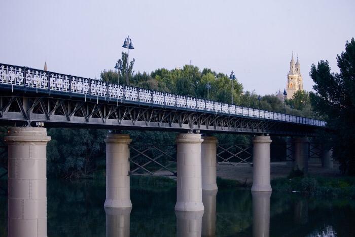 Puente de Hierro de Logroño
