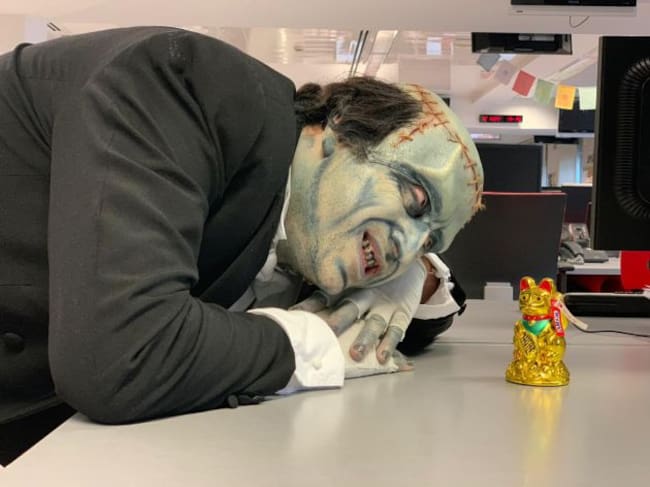 El monstruo del doctor Frankenstein en su visita a la SER.