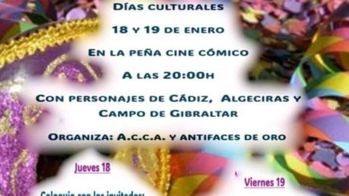 Jornadas Carnavalescas en la Peña Cine Cómico