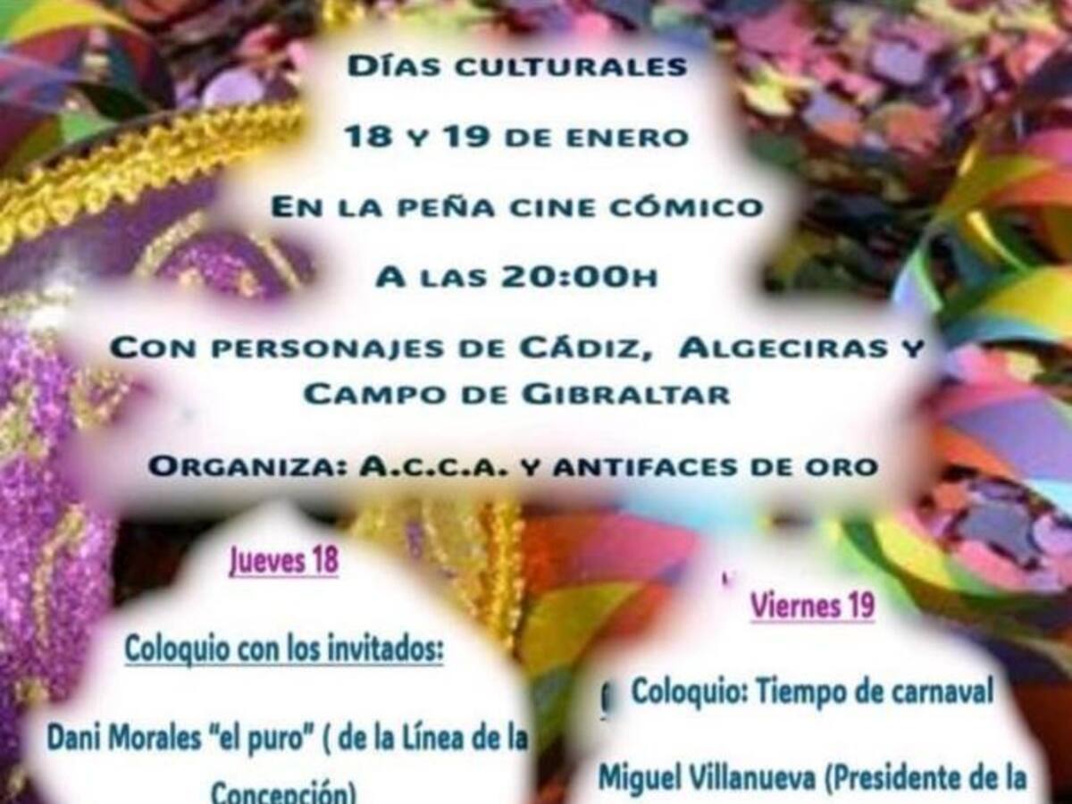 Jornadas Carnavalescas en la Peña Cine Cómico