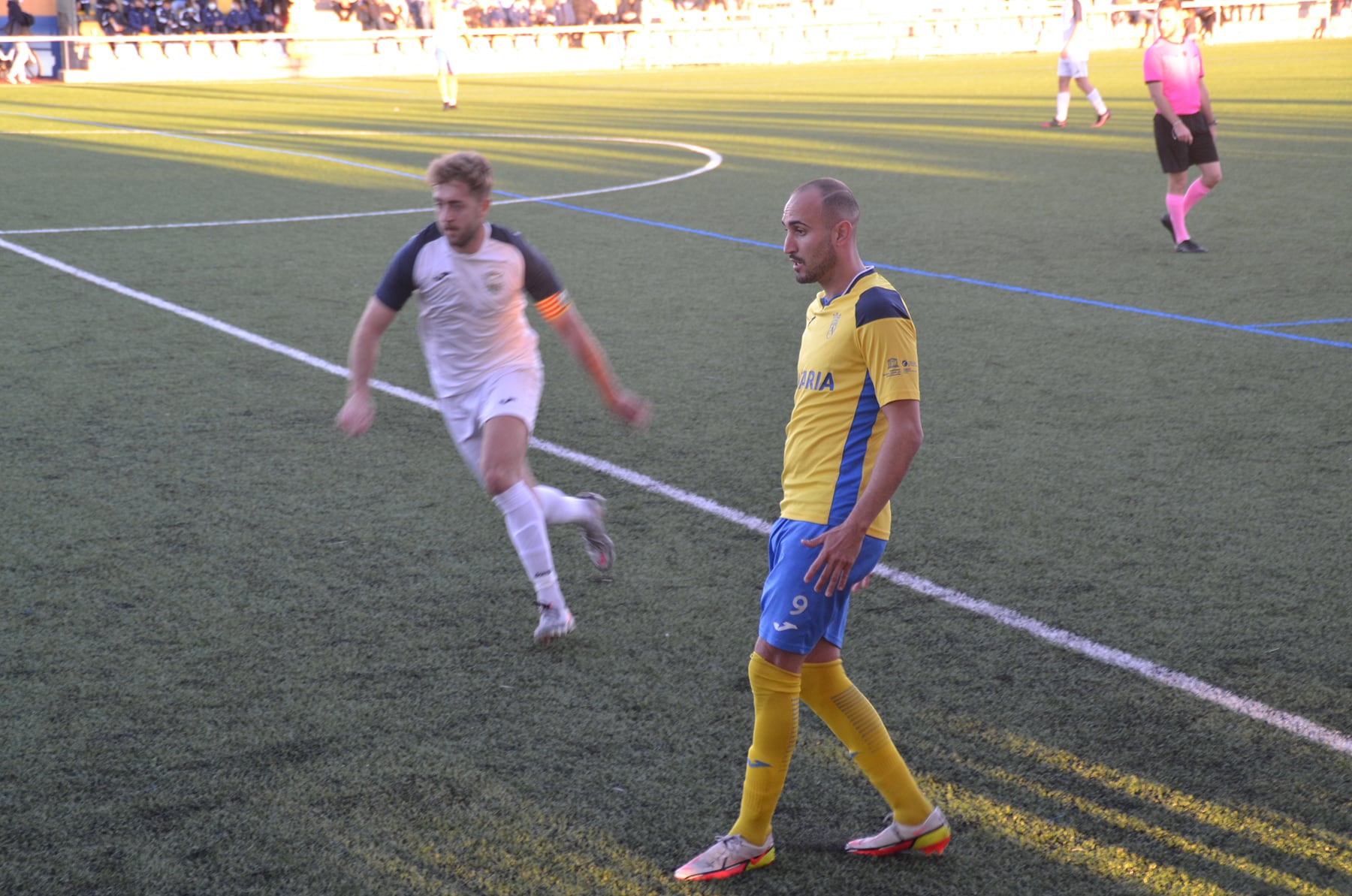 Panucci en su partido ante el R. Algemesí.