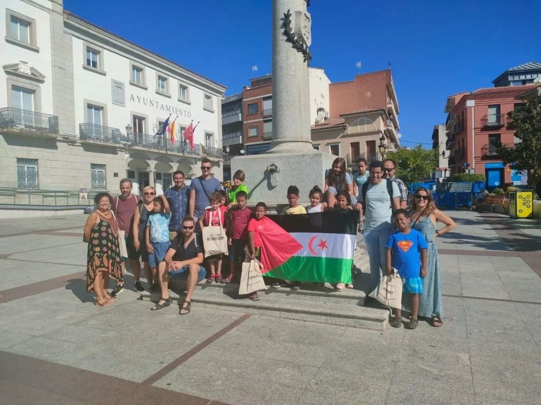 Bienvenida a niños saharauis en Colmenar Viejo