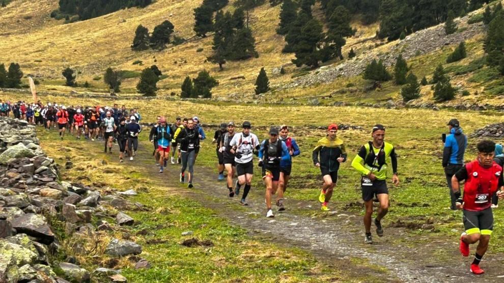 La prueba se celebró con frío y lluvia en la zona de Benasque