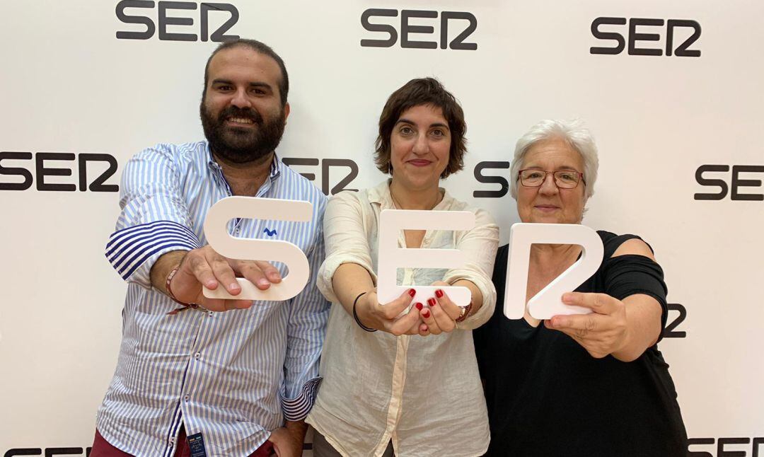 De izquierda a derecha: Pablo Guzmán (abogado); Elisa Reche (periodista) y Mª José Candel (empresaria digital).