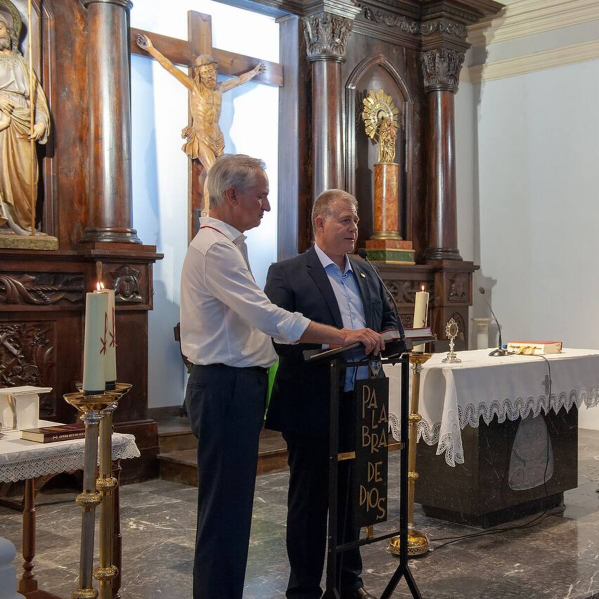 Luis Pociello, nuevo prior de la cofradía del Santo Cristo y San Vicente Ferrer de Graus