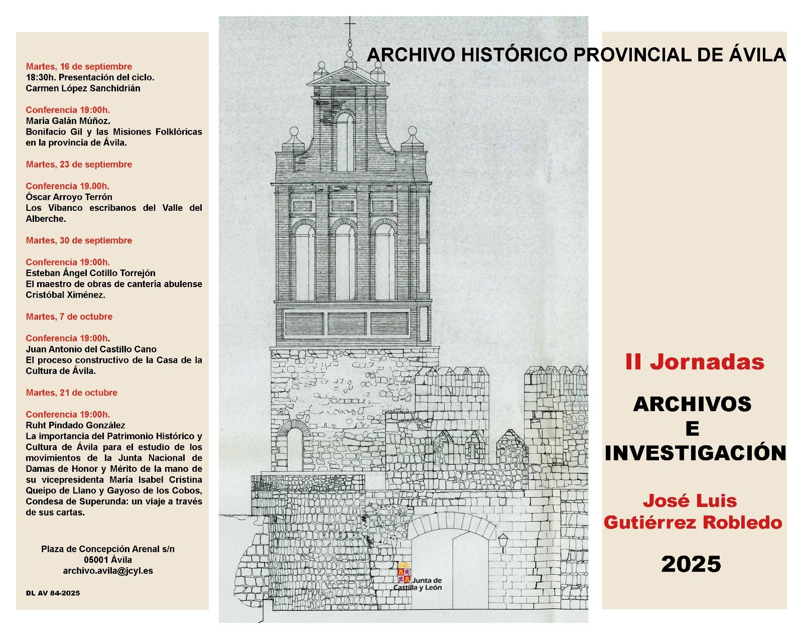 Programa de las jornadas