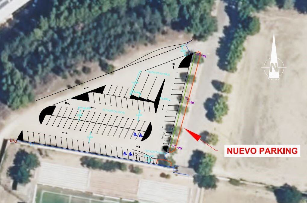 Parking del municipal de los deportes