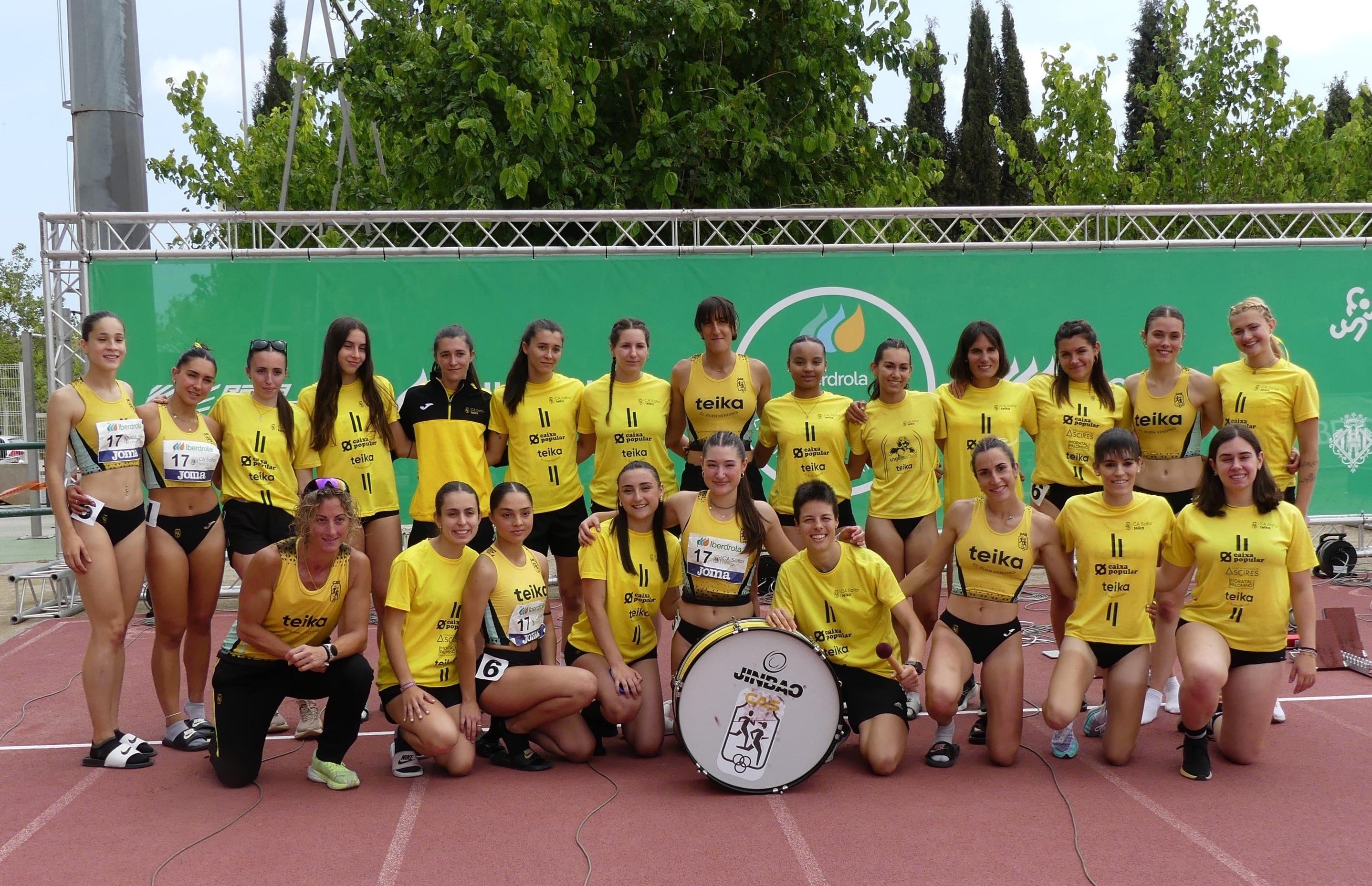 Equipo femenino del CA Safor Teika