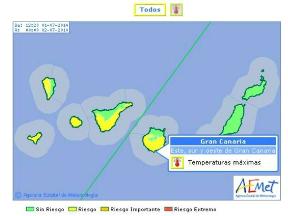 La primera y "fugaz" ola de calor del verano