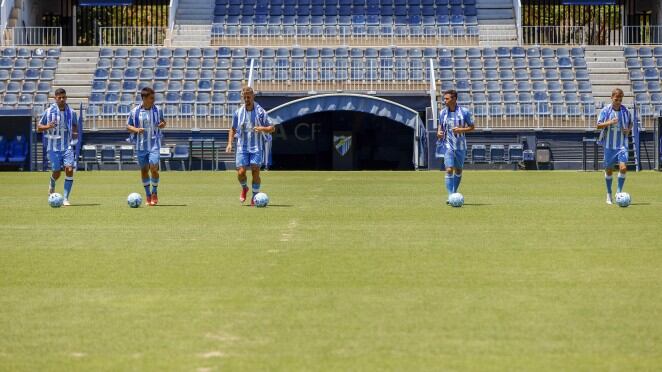 Algunos de los fichajes del Málaga sobre La Rosaleda