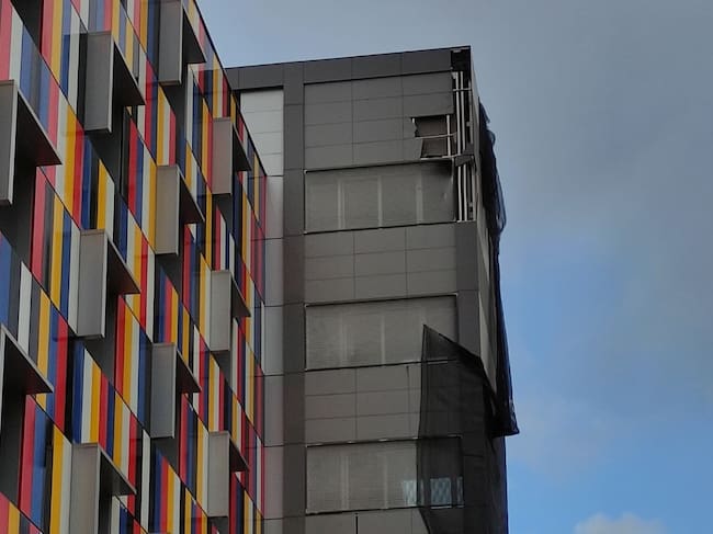 Temporal de lluvia y viento en Córdoba.