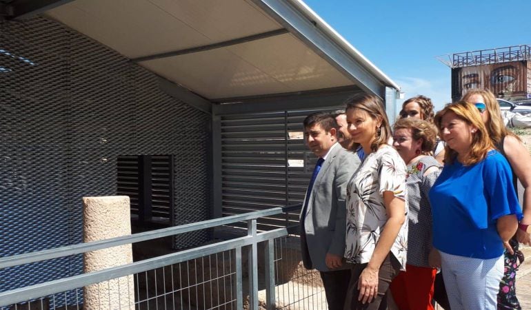 Francisco Reyes, Ana Cobo, Pilar Parra y Pilar Salazar visitan Cástulo.