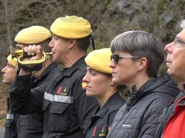 En el homenaje han participado familiares, compañeros de la UME y Guardia Civil. Foto: Ministerio de Defensa