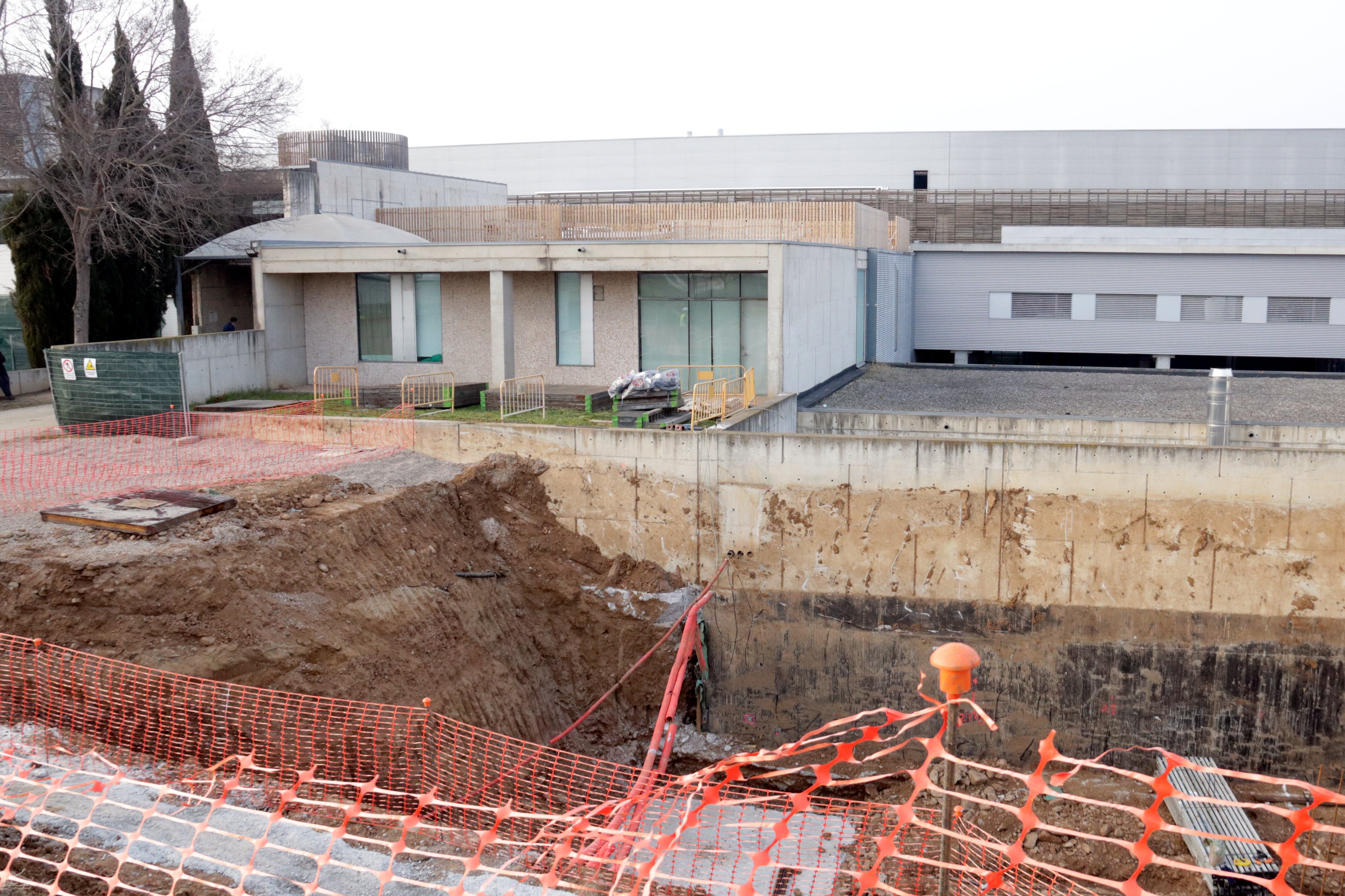 Les obres al bloc quirúrgic de l'Hospital Santa Caterina de Salt