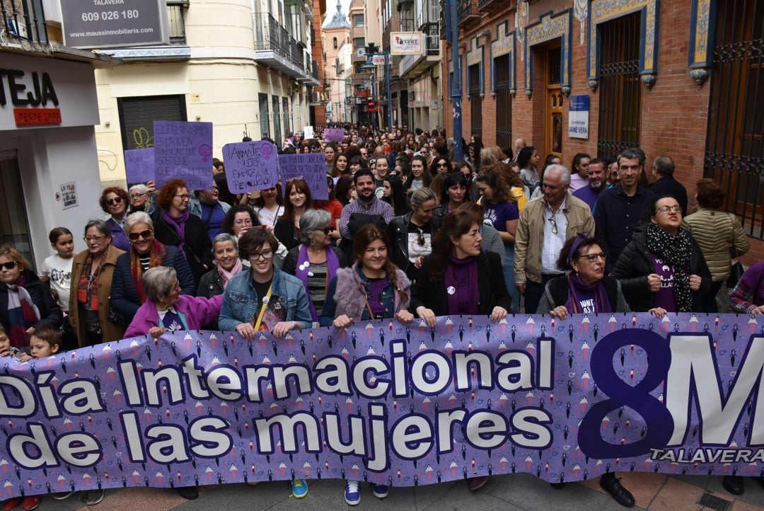 Manifestación del 8M en Talavera en imagen de archivo