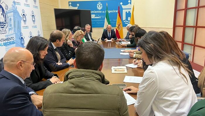 Un momento de la reunión