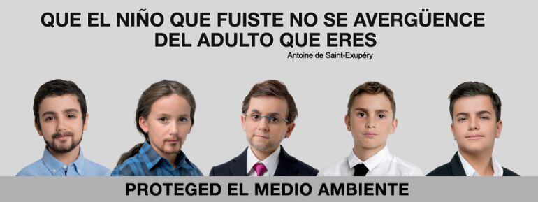 El cartel promocional de la última campaña de la organización