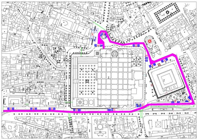 Los pasos se dispondrán en el entorno de la Catedral.