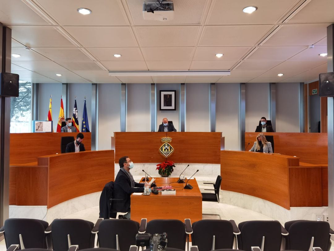 Imagen del pleno del Consell