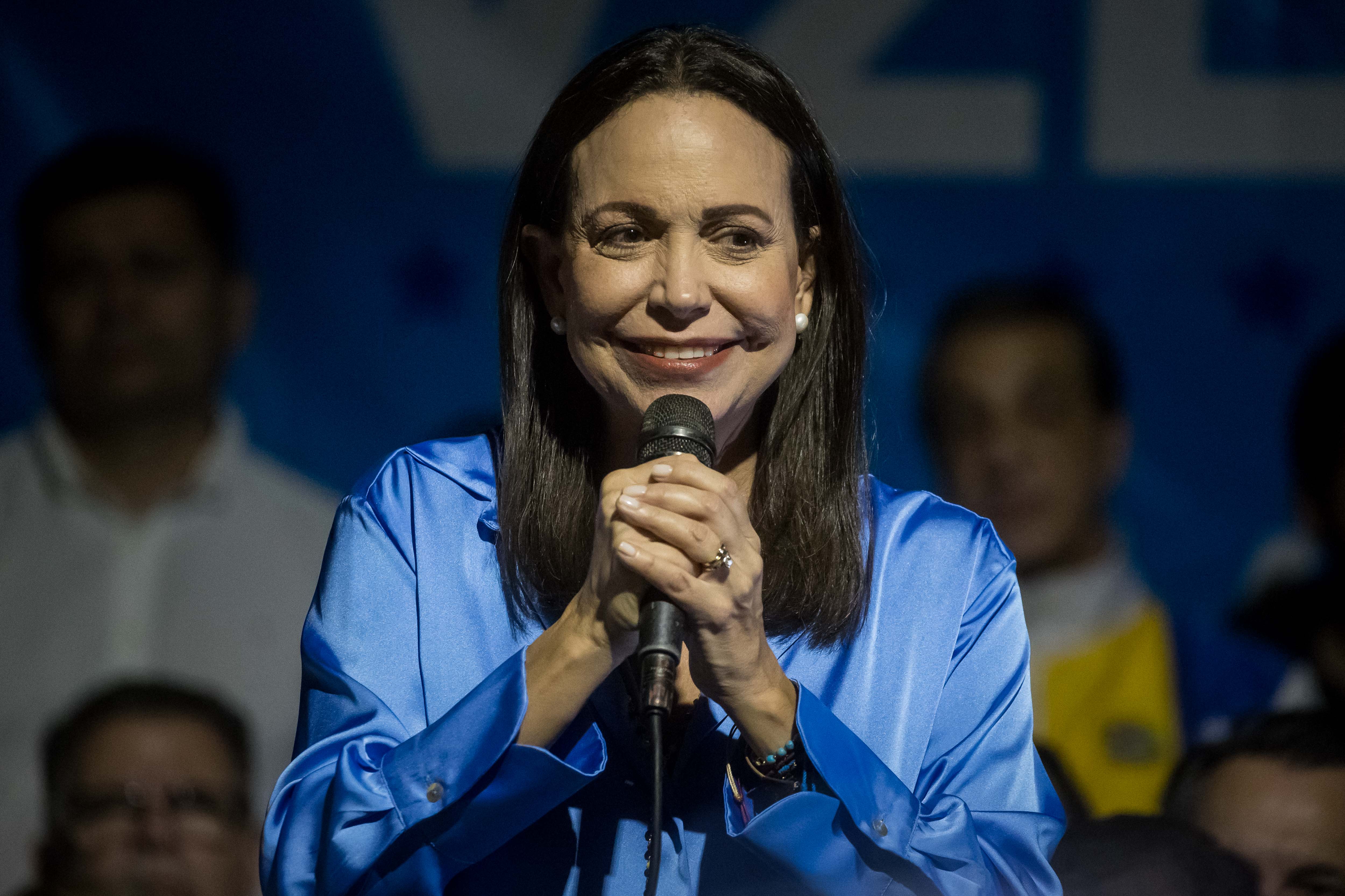 La exdiputada Maria Corina Machado