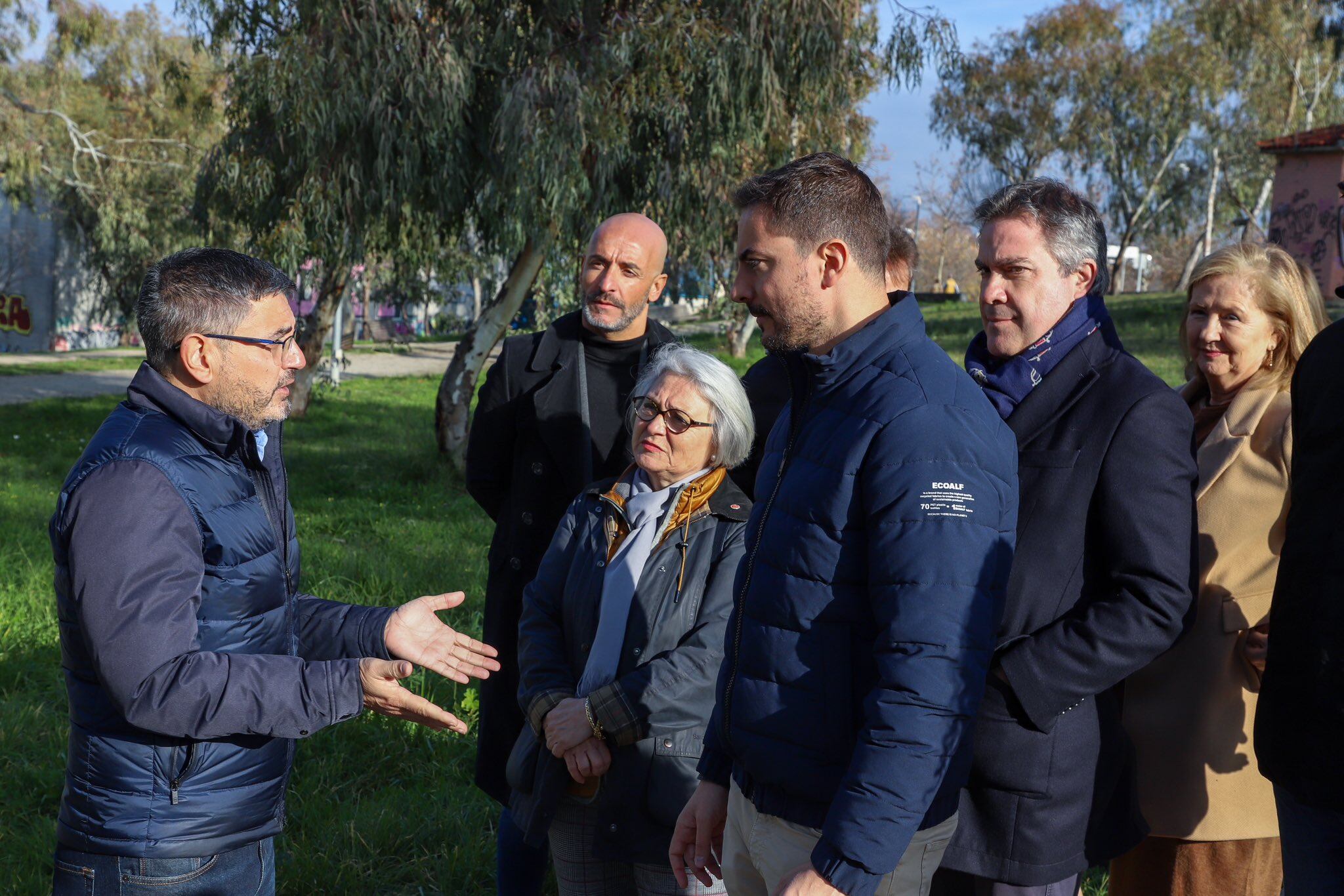 Visita de Juan Lobato a Alcobendas