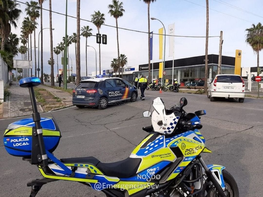 Control conjunto de Policía Local y Nacional
