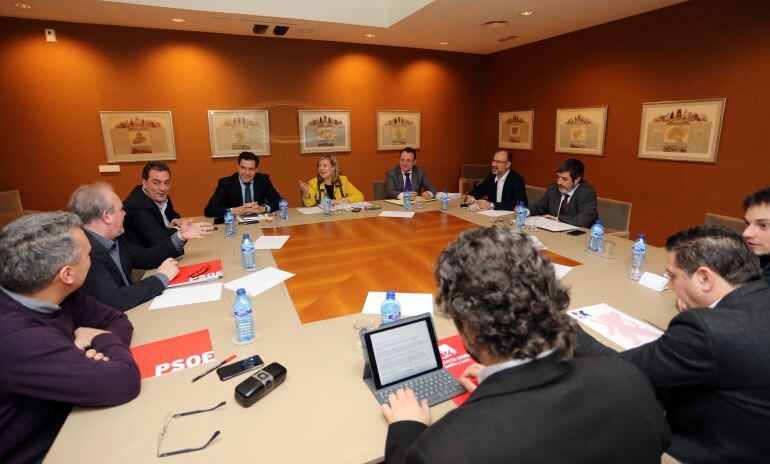 La consejera de Economía y Hacienda, Pilar del Olmo, se reúne con los grupos parlamentarios de las Cortes de Castilla y León en relación a la reforma del sistema de financiación autonómica