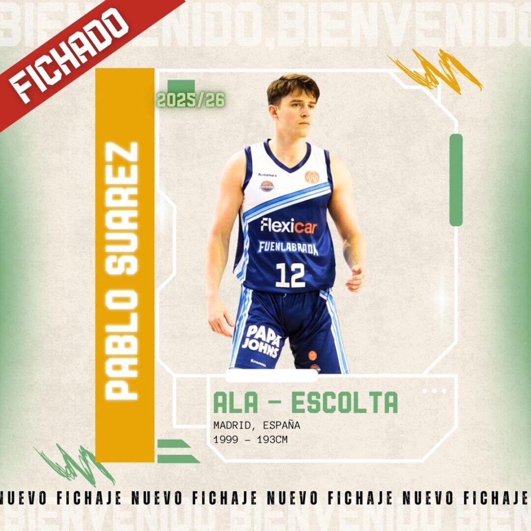 Pablo Suárez es nuevo jugador del CB Peñas