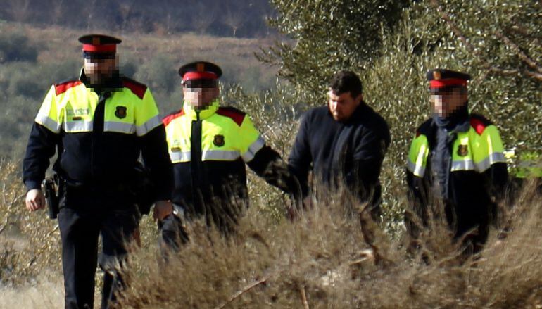 L'acusat, el dia de la reconstrucció dels fets, al mes de gener del 2017