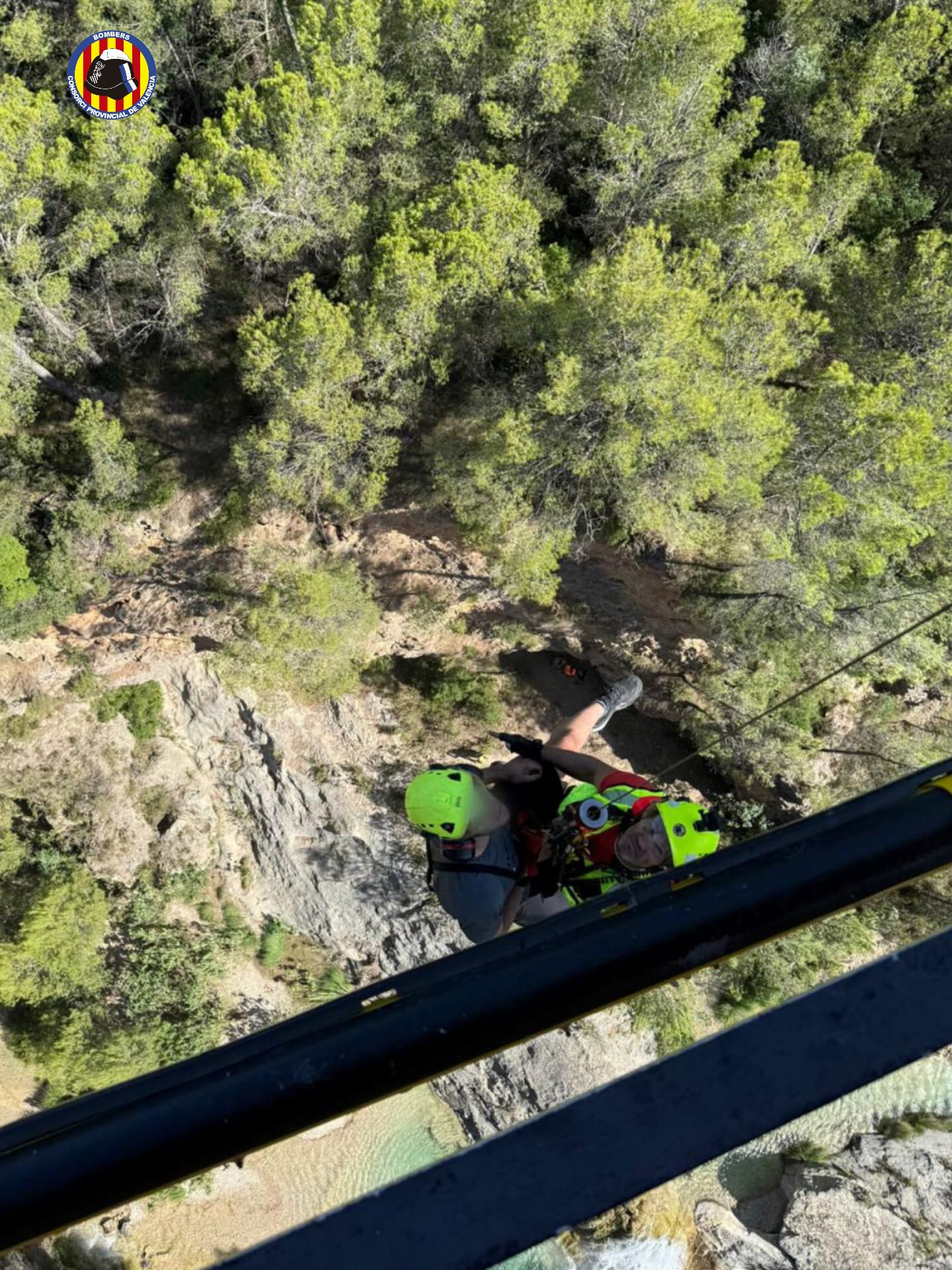 Imagen del rescatado. Fuente: Bombers València