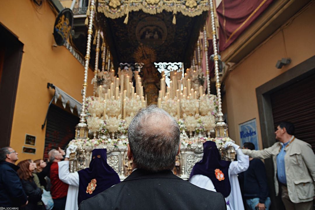 Alberto Gallardo ha sido capataz del paso de palio de Los Gitanos durante los últimos 32 años