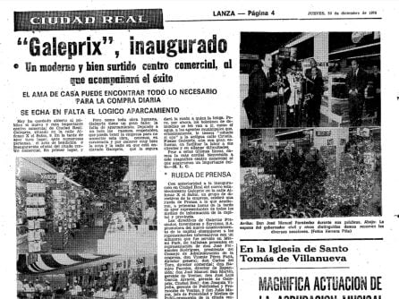 El Diario Lanza publicó la noticia de la inauguración de Galeprix