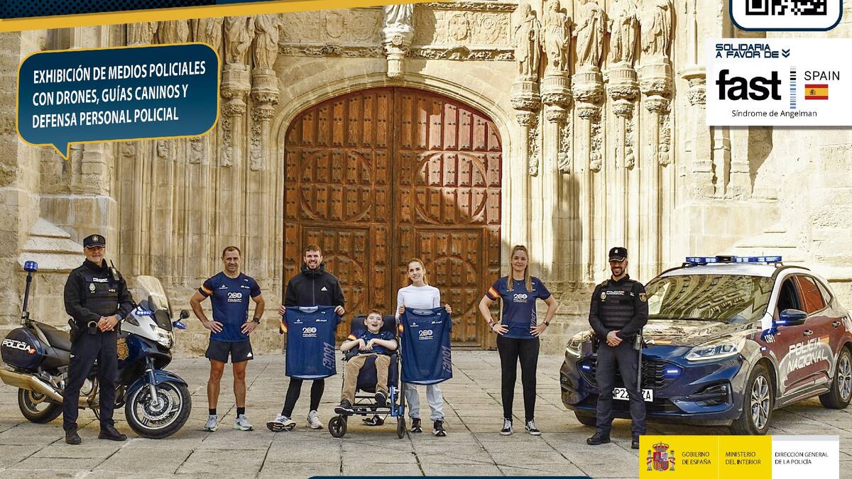 Todo preparado para la carrera solidaria "Ruta 091" de la Policía Nacional del 26 de enero