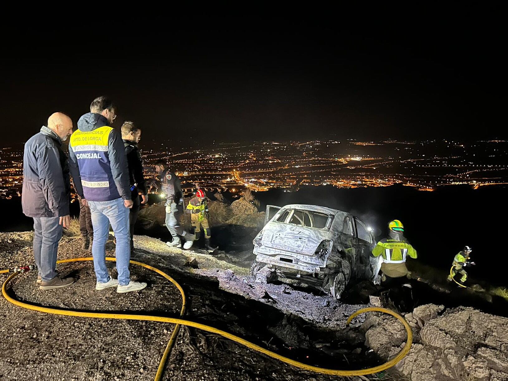 Servicios de Emergencia extinguen un incendio forestal en la sierra de &#039;&#039;La Peñarrubia&#039;&#039;