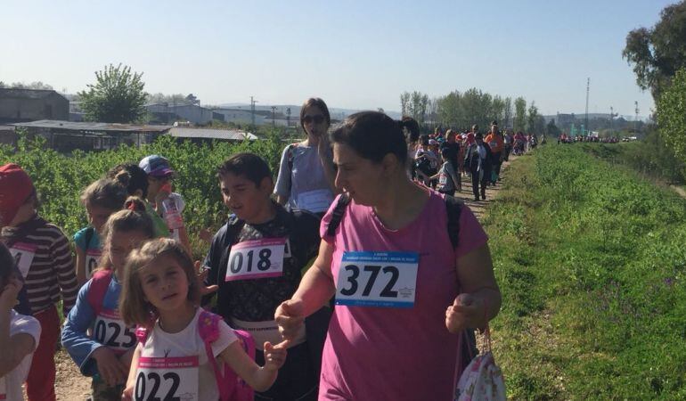 353 escolares de primaria han participado en la ruta ‘Por un millón de pasos’, actividad que desarrolla el centro de salud ‘Puerta de Madrid’ de Andújar para fomentar el ejercicio físico