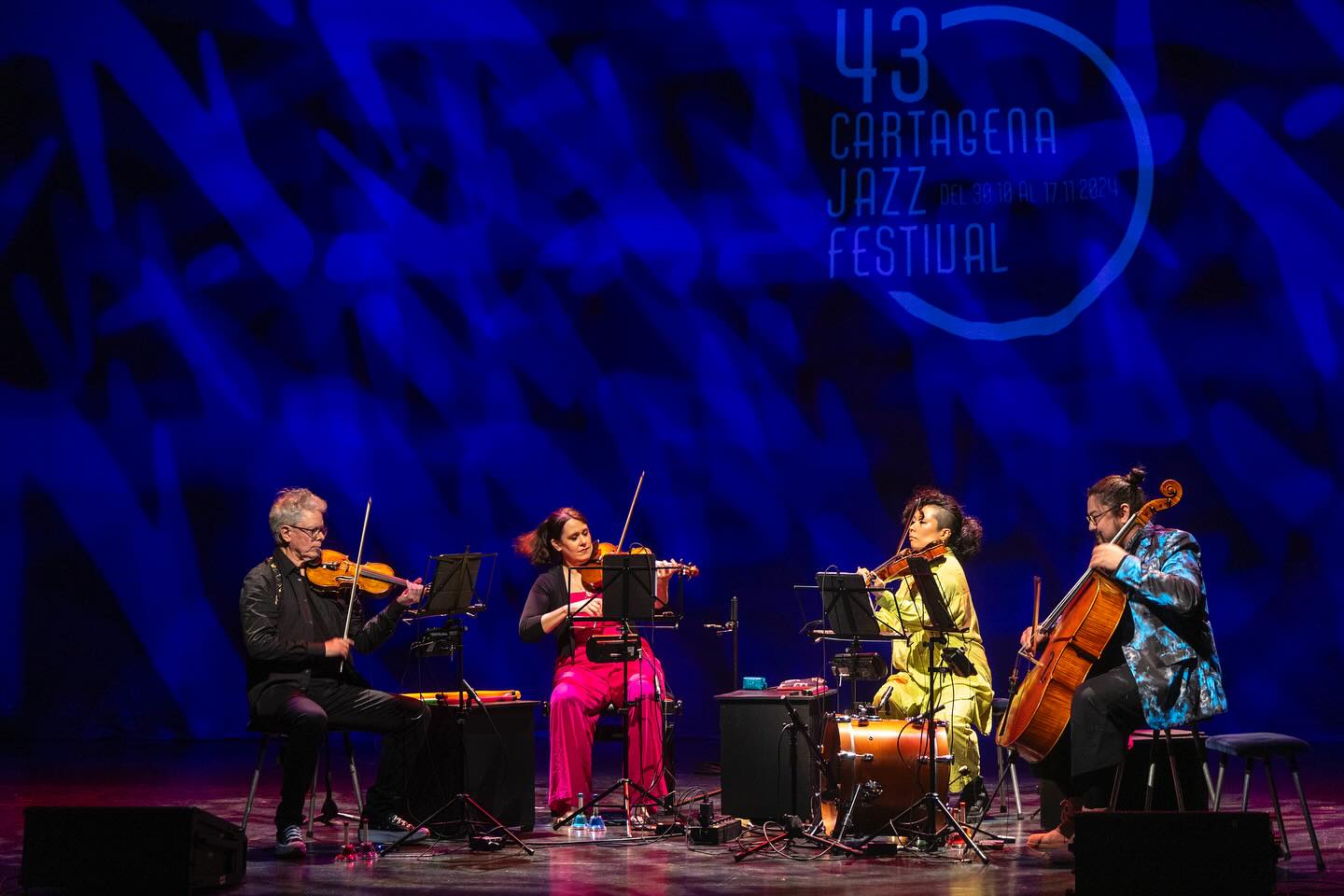 Kronos Quartet en el Cartagena Jazz Festival.