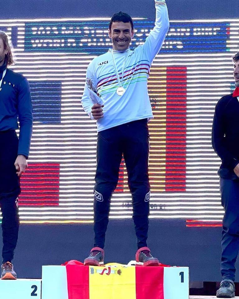 Jacobo Santana, actual campeón del Mundo en categoría Máster de Descenso